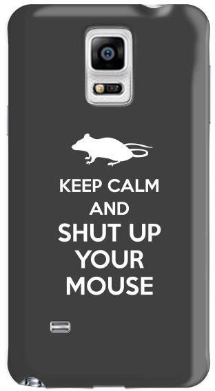 Stylizedd  Samsung Galaxy Note 4 Premium Slim Snap case cover Matte Finish - Shut up your mouse  N4-S-190M