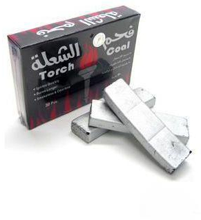 TORCH Manufactured charcoal fast ignites