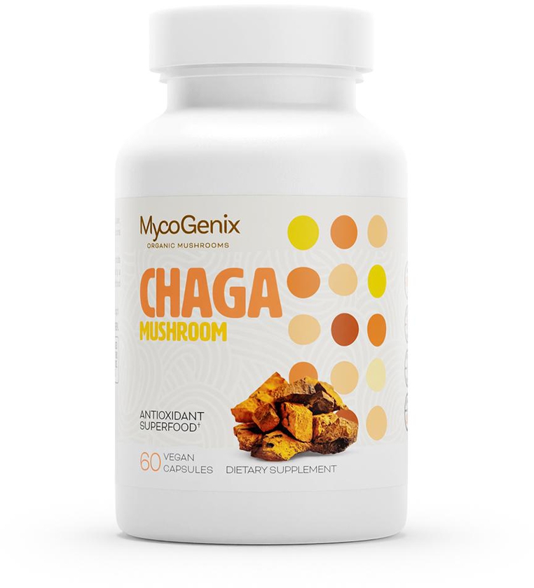 CHAGA MUSHROOM 1000mg 60 Vegan Capsules