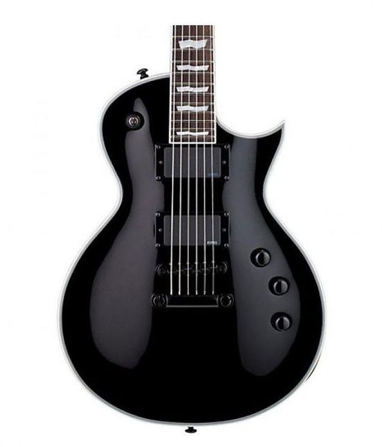 LTD EC-1000S/BLK/EMG Electric Guitar - Black