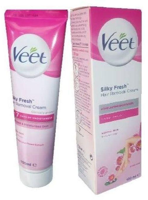 Veet Smooth Silky Fresh Hair Removal Cream - Normal: Very Effective••