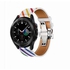 Genuine Leather Replacement Band for Samsung Galaxy Watch4 42/46mm Multicolour