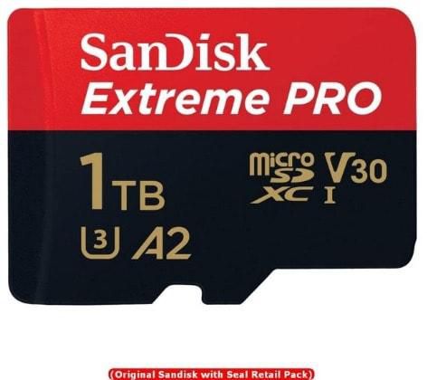 Sandisk 1tb Extreme Pro Microsdxc C10 Memory Card - 200mb/s