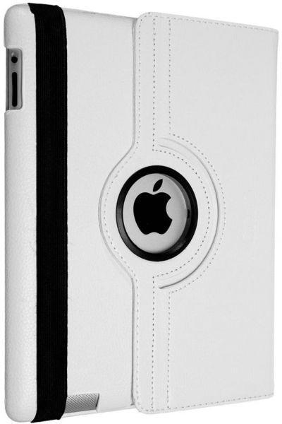 360 Rotating Case Cover stand for Apple iPad 2 / iPad 3 and iPad 4 (white)