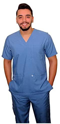 Creation Medical Scrub For Men, Baby Blue , 2724563668771