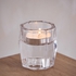 Ezra 2-Way Glass Candleholder - 5.8x5.8x6 cm