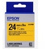 Epson Label Cartridge Pastel LK-6YB Black/Yellow 24mm (9m) | Gear-up.me