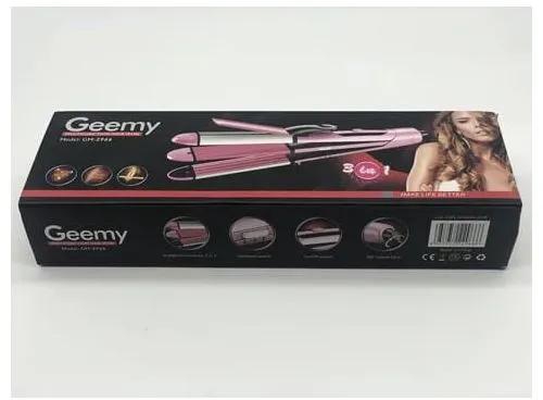 Geemy 3in1 Flat Iron Hair Straightener/Curler Tourmaline