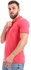 Izor Classic Collared Pique Polo Shirt - Coral Pink