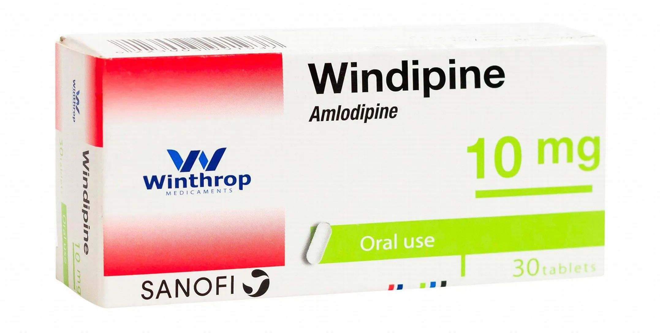 Windipine | High Blood Pressure 10mg | 30 Tabs