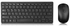 Mini Wireless Keyboard & Mouse Combo-[black]