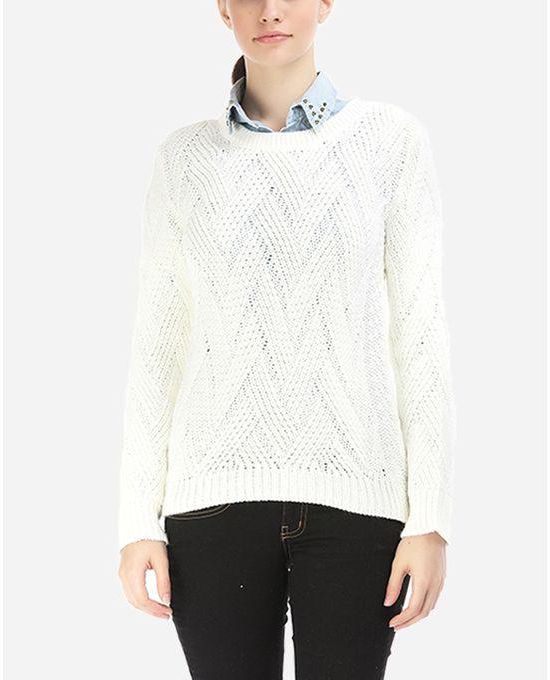 Ravin Knitted Pullover - Off White