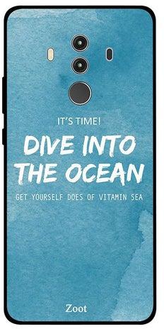 Skin Case Cover -for Huawei Mate 10 Pro Dive Into The Ocean يو بوب
