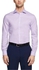 Solid Shirt Full Sleeve With Neck And Buttons For Men -Lilac