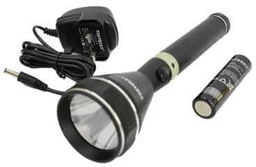 Tokyosat Rechargeable CREE LED Flashlight Handheld Torch Black 1kg