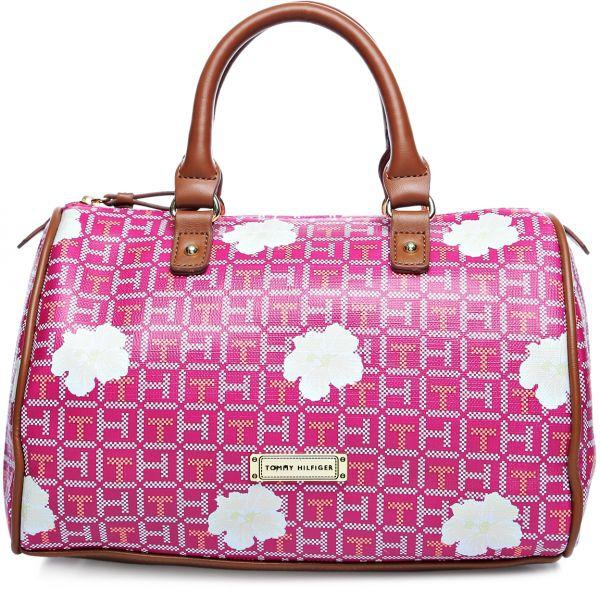Tommy Hilfiger Women Pink Synthetic Satchel Bag