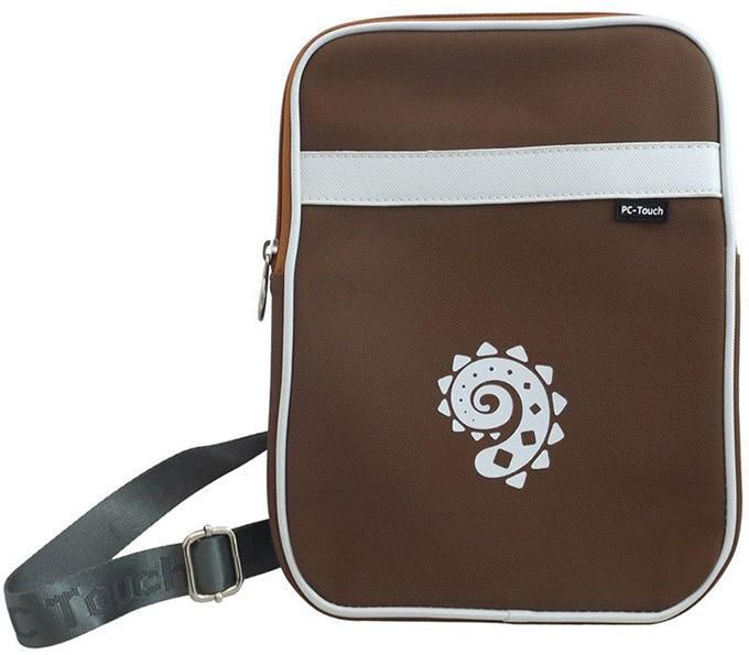 PC Touch Tc010 Leather Bag for iPad Tab 10.1" - Brown