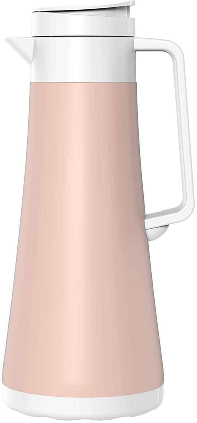 Penguen double wall stainless steel vacuum flask 1L pink
