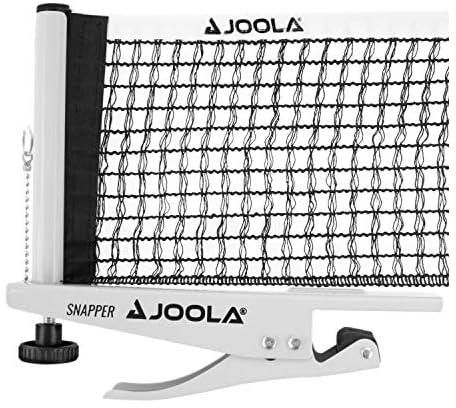 JOOLA Snapper Professional Table Tennis Net and Post Set - Portable and Easy Setup 72" Regulation Size Ping Pong Spring Activated Clamp Net, one size