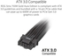 Asus ROG STRIX 750W Aura Edition ATX Power Supply Unit, 80 PLUS Gold Certification, Full Modular, 135mm Axial-tech Fan, 0dB Technology, PCIe Gen 5.0, ARGB Lighting - Black