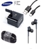 Samsung Fast Charger + FREE Black Earpiece And Charger Cord Cable For Samsung Galaxy S10 A10E A50 A20 Note 10 S20 Plus Ultra 5G A51 A71,LG G7 G8 V40 V50 G9 V60 Thinq,G6,V30 V20,3A USB Type C Data Cable,