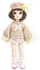 Bonnie - 12 Inch Fashion Doll - Beige Sweater & Stripe Pink Skirt- Babystore.ae
