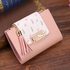 Tassels Short Wallet Bag Women PU Leather Clutch Bags Card Holder Female Folding Small Coin Purse