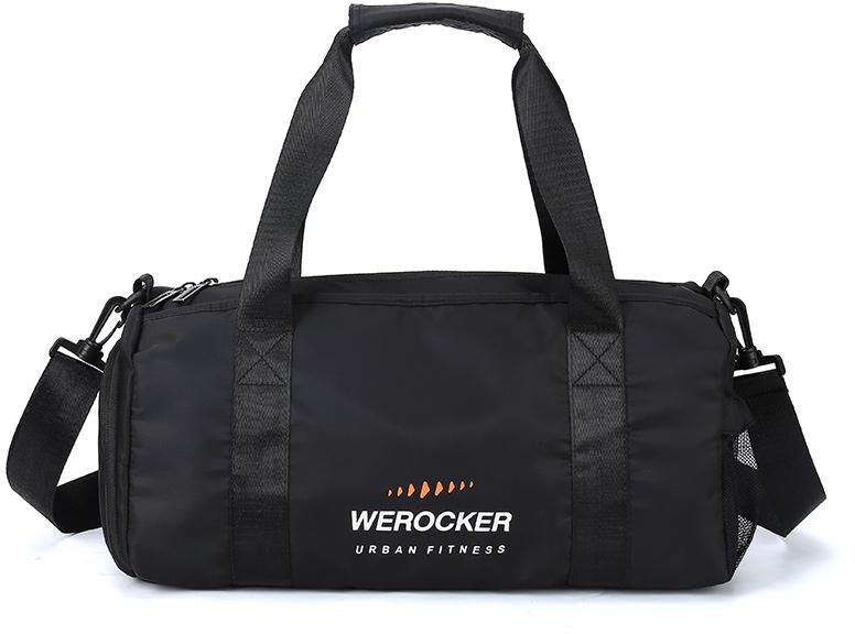 Werocker Urban Fitness Gym Bag (Black)