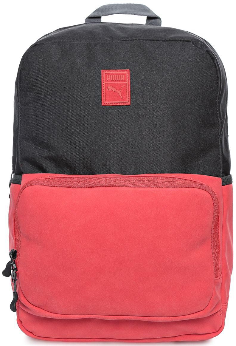 Puma PMAM1353-BLRE Outlier 3 Backpack - Unisex, Black/Red