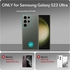 عدسات حماية بحواف استانلس لحماية كاميرا سامسونج جالاكسي اس 23 الترا - اسود Samsung Galaxy S23 Ultra