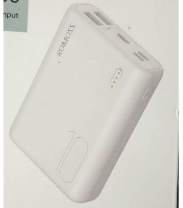 Romoss Fast Charge 10000mah Power Bank - White