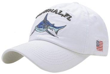 Embroidered Cricket Cap White