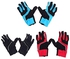 Sahoo 1 Pair Touch Screen Full Finger Glove For Outdoor Sports Cycling Biking L- Blue