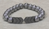 Grey*silver Bracelets For Men Of Hematite Stone