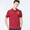 Giordano Men's Napoleon Polo T-Shirt Red - S