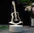 3 D Violin Gift Acrylic Night Light LED Room Living Room Bedroom Lighting Furniture Decorative Color 7 Color Home Furniture Accessories