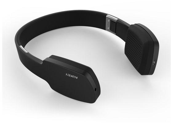 AUKEY Bluetooth Headphones Wireless Foldable Ultra Comfort Headset with Built-in Mic, On Ear Stereo