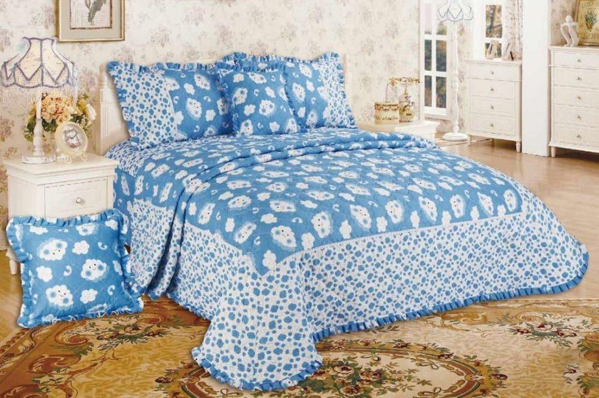 Compressed Floral Comforter 6 Pcs Sets By Hours , King size, Cache-12