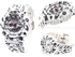 Casio Baby G Leopard Pattern in White Resin Band White Dial Ladies Watch BA 110LP 7A