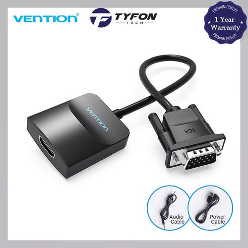 Vention VGA to HDMI Converter 1080P HD Audio Video Adapter for PC PS4 HDTV Projector