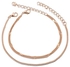 3-Piece Alloy Simple All Match Anklet Chain