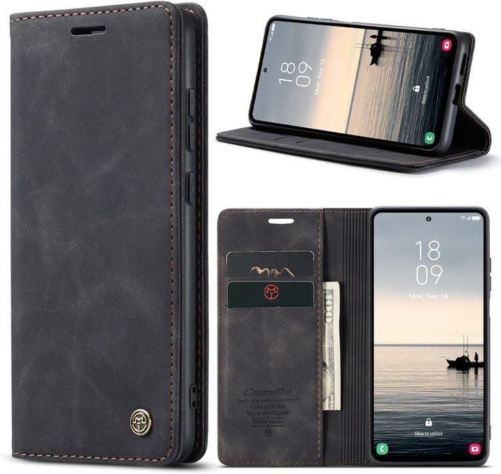 Caseme For Samsung Galaxy A05 4G Wallet Case,Soft PU Leather Flip Case Magnetic Stand with ID & Credit Card Slots Holder Case