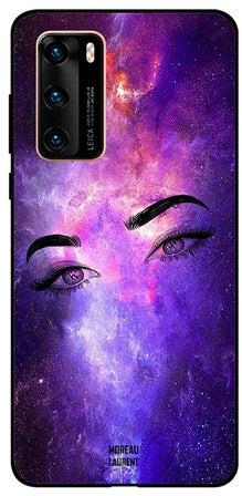 Skin Case Cover -for Huawei P40 Purple/Black/Pink Purple/Black/Pink
