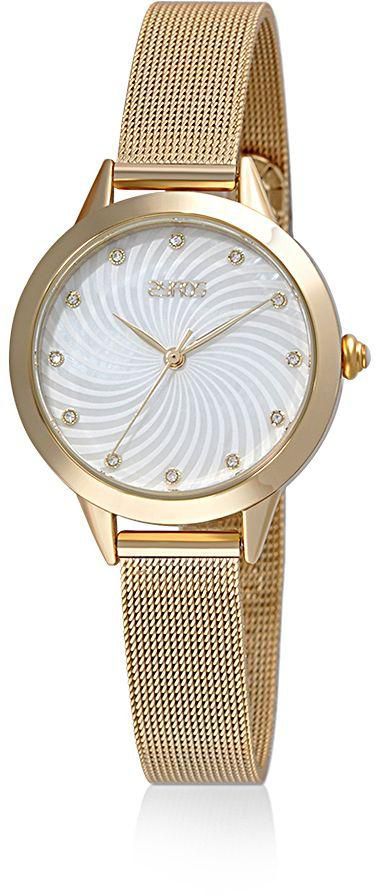 Zyros Watch for Women , Analog , Metal Band , Gold , ZY208L010129