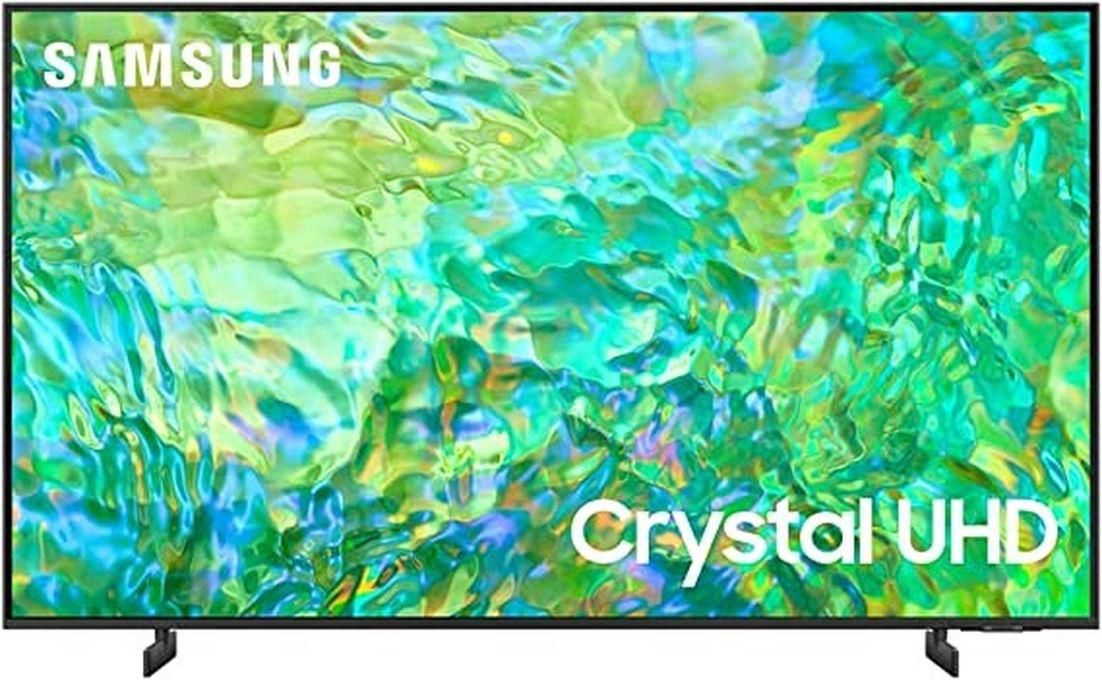 Samsung تلفزيون LED 55 بوصة بمعالج كريستال بجودة 4K من سامسونج، اصدار جديد، لون اسود، موديل UA55CU8000UXEG