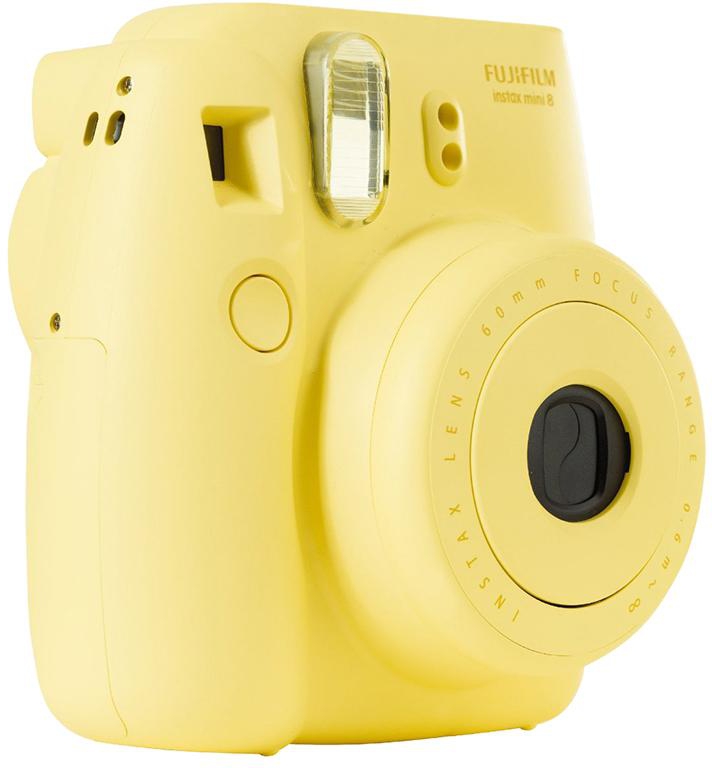 فوجي فيلم Fujifilm CAM-FJ-M8-Y Instax Mini 8, Instant Film Camera (Yellow) - Yellow