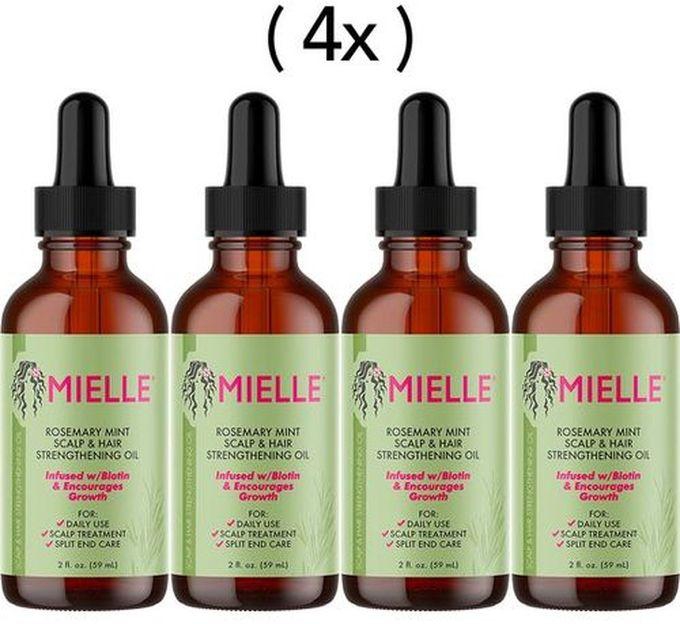 Mielle Organics Rosemary Mint Scalp & Hair Strengthening Oil (4pcs)