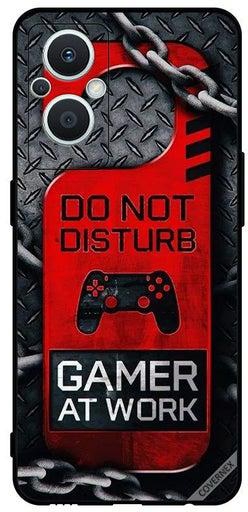 Protective Case Cover For Oppo Reno 7 Lite Gamer At Work Wallpaper