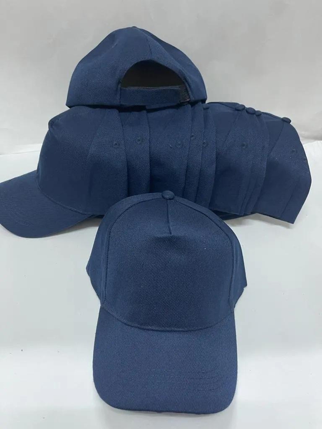 Fashion Adjustable Baseball Cap - Navy blue