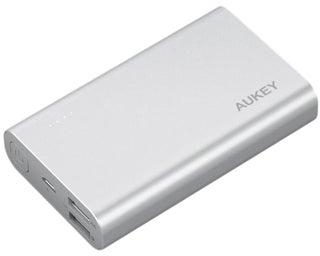 10050 mAh Quick Charge 3.0 Power Bank Silver